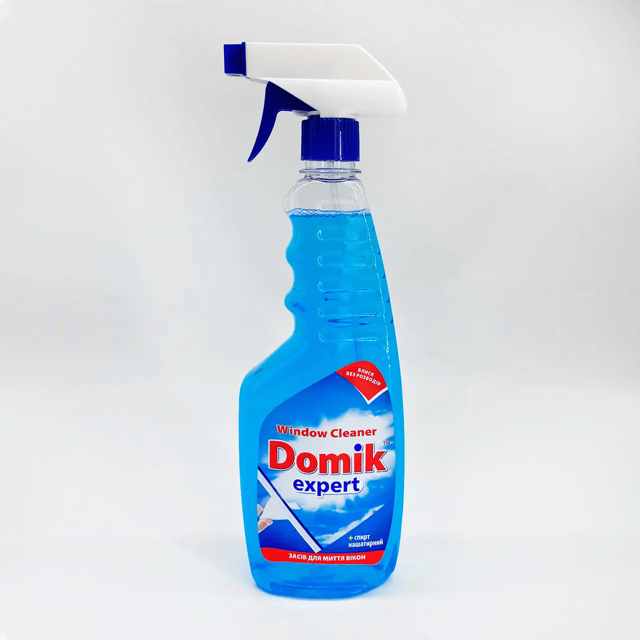 Засіб-спрей для миття вікон Domik expert з нашатирним спиртом 750 мл